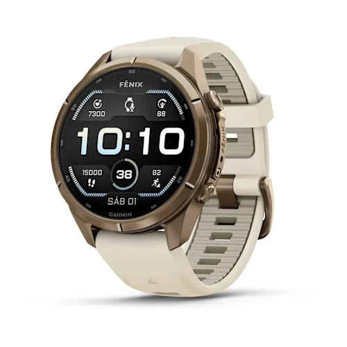 Smart Watch Garmin Fénix 9 Pro 43mm AMOLED Cream Gold