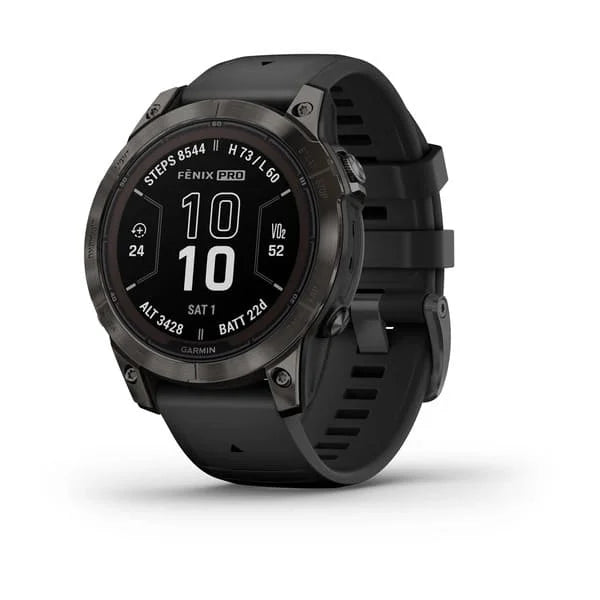 Reloj Inteligente Garmin fenix® 7 Pro – Sapphire Solar Carbon Gray DLC Titanium