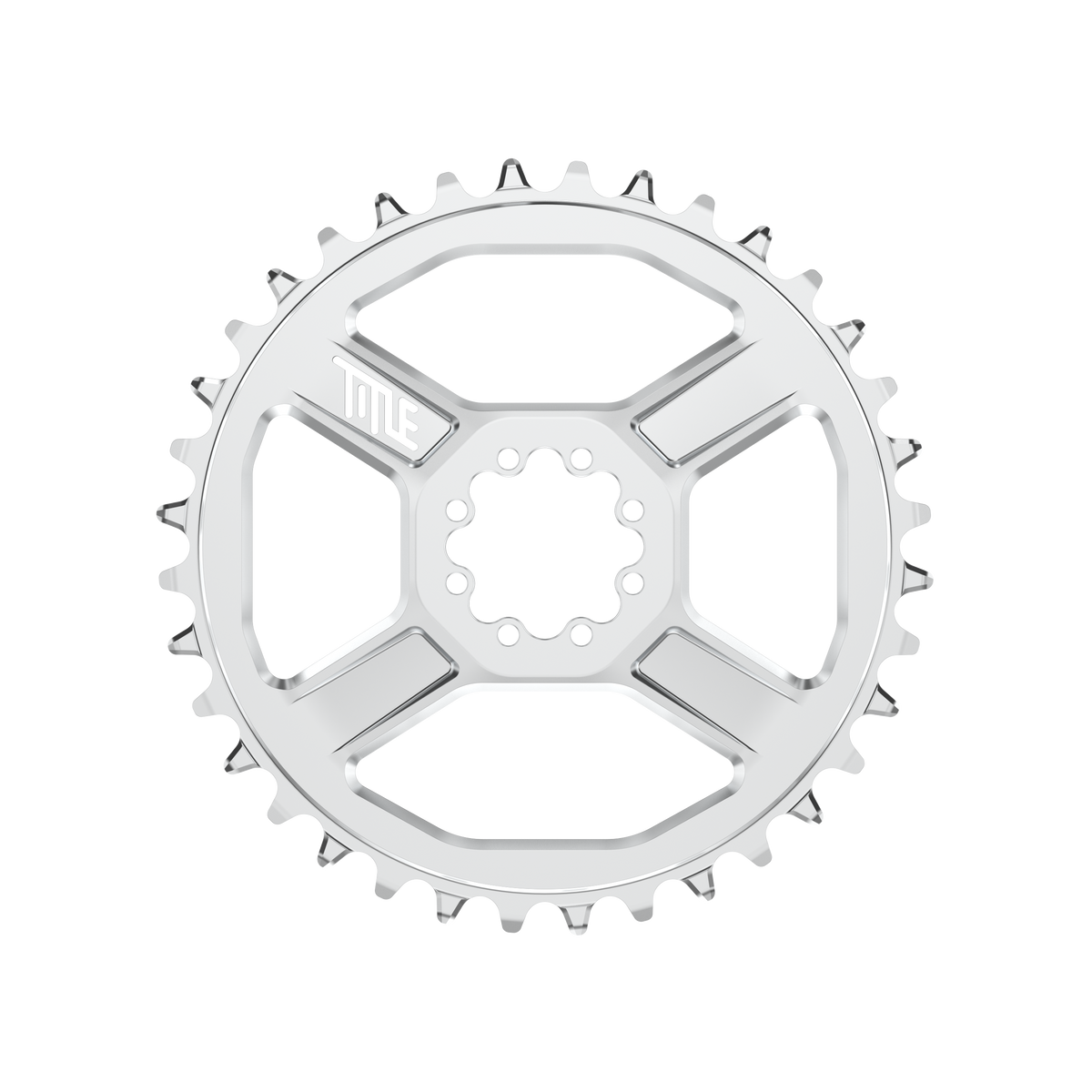 Plato Title CR1 8-Bolt de aluminio 7075 T6
