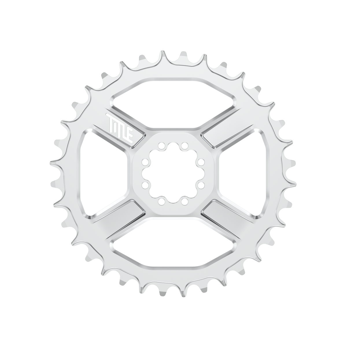 Plato Title CR1 8-Bolt de aluminio 7075 T6