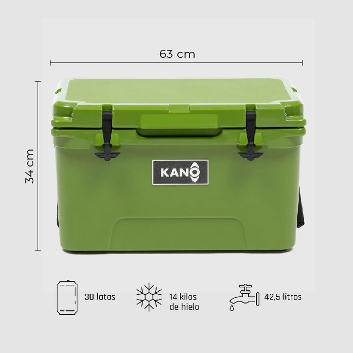 Kano Cooler O´Higgins 45Qt Verde - Rideshop