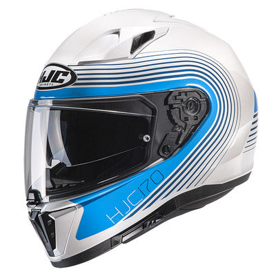 HJC Casco i70 Surf Blanco/Celeste