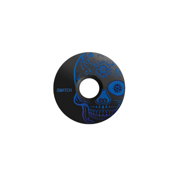 Tapa tee aluminio Switch Components SKULL - Rideshop