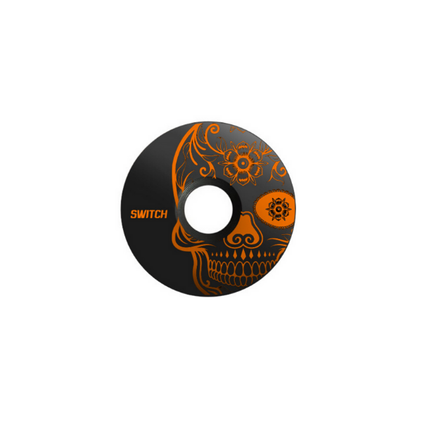Tapa tee aluminio Switch Components SKULL - Rideshop