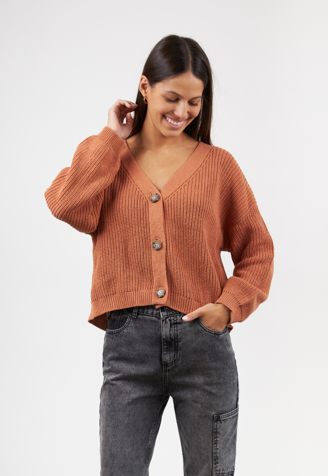 Chaleco Terracota Mujer Autumn