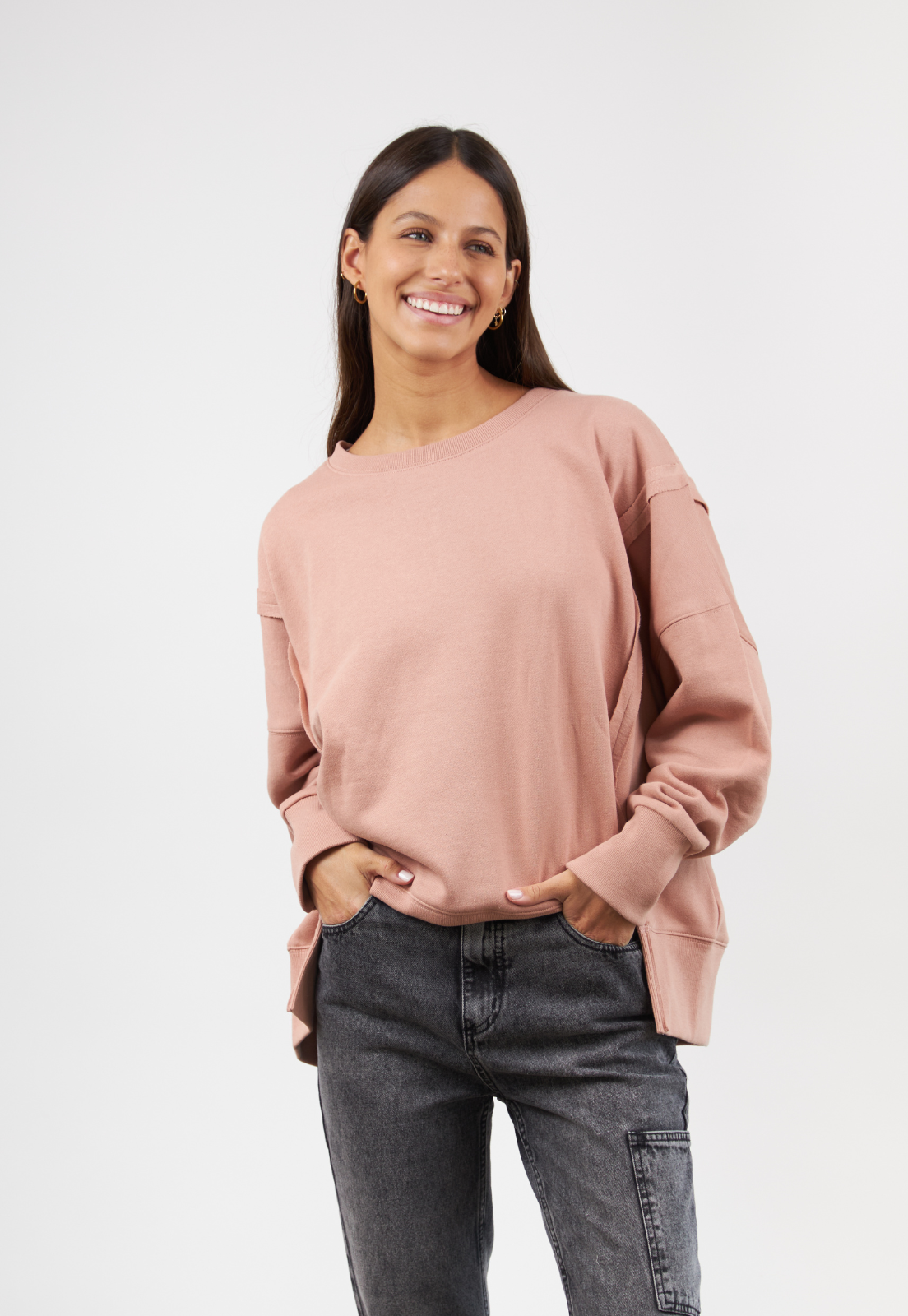 Poleron Rosado Mujer Coast