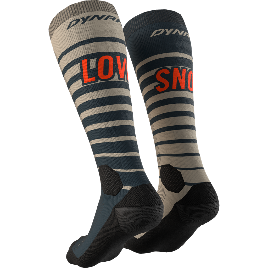 Calcetines FT Graphic Dynafit Rock Khaki/3010 SNOW