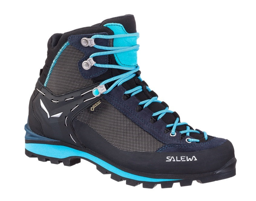Bota de Montaña Mujer Crow GTX Salewa Premium Navy/Ethernal Blue