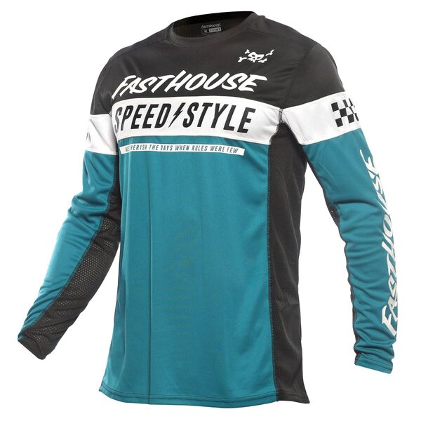 Jersey Fasthouse Grindhouse Akin Azul Negro