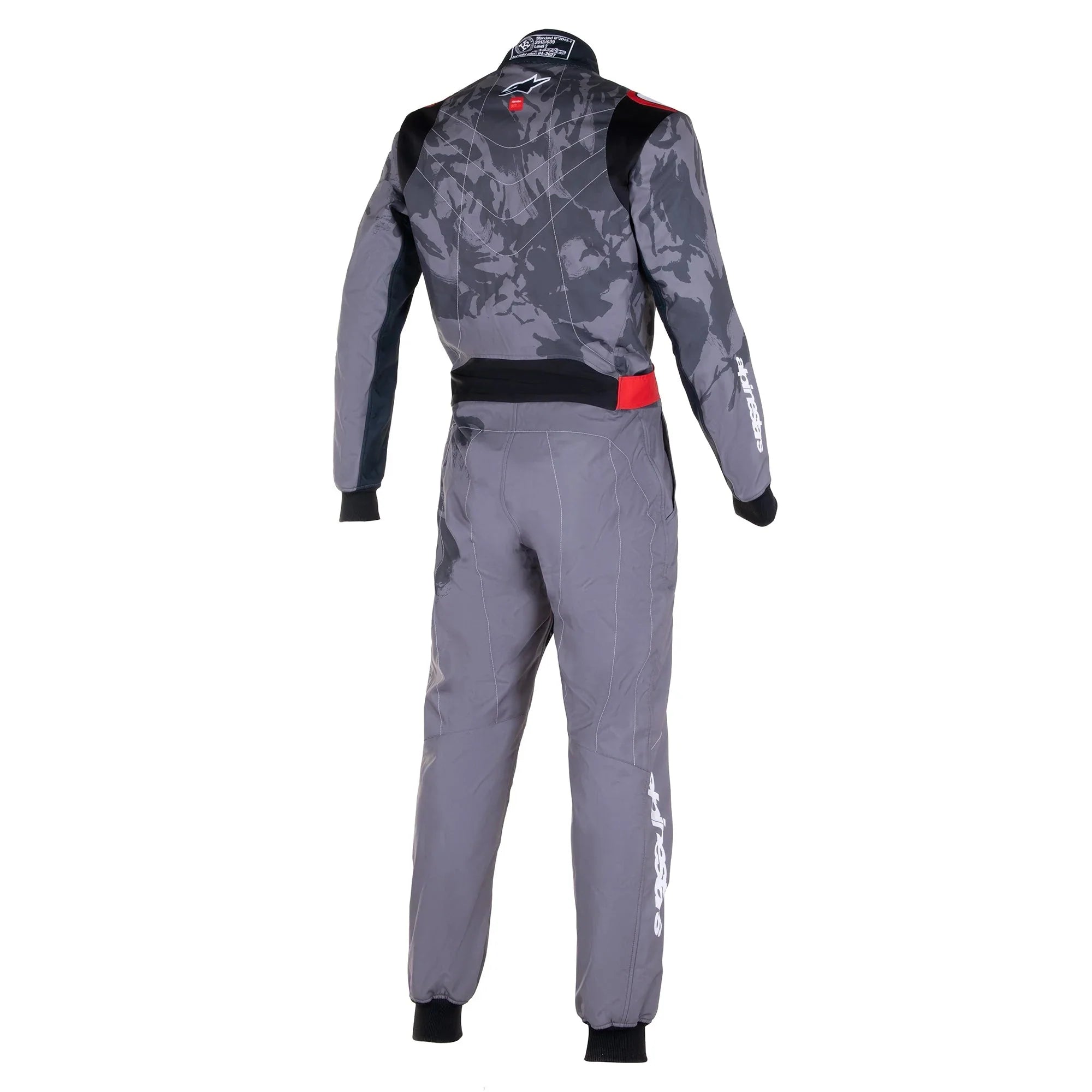 Buzo Karting Alpinestars Kmx-9 V3 Graphic  5 Gris Negro