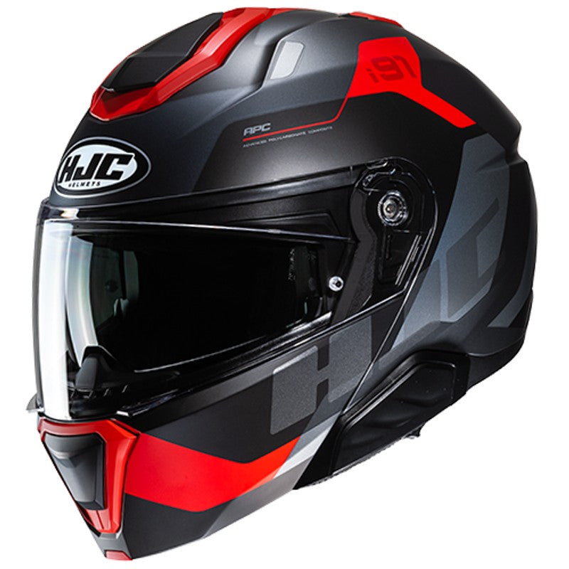 Casco HJC I91 Carst MC1SF Black Red