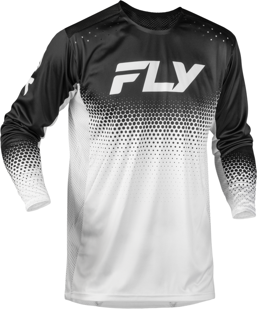 YOUTH JERSEY FLY RAYCE SONAR WHITE/BLACK