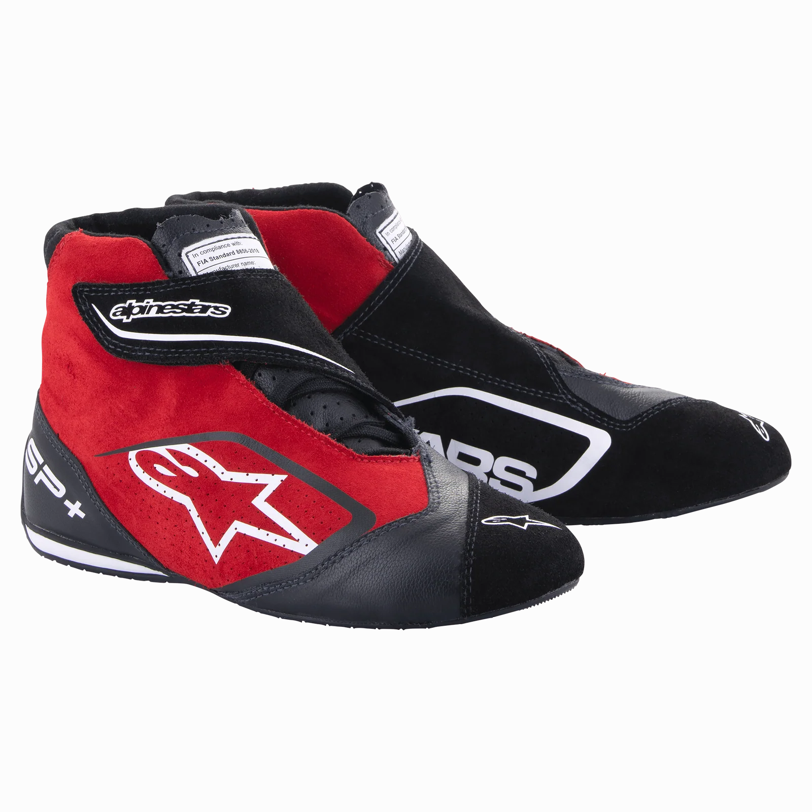 Zapatillas Auto Alpinestars SP+ FIA Rojo Negro