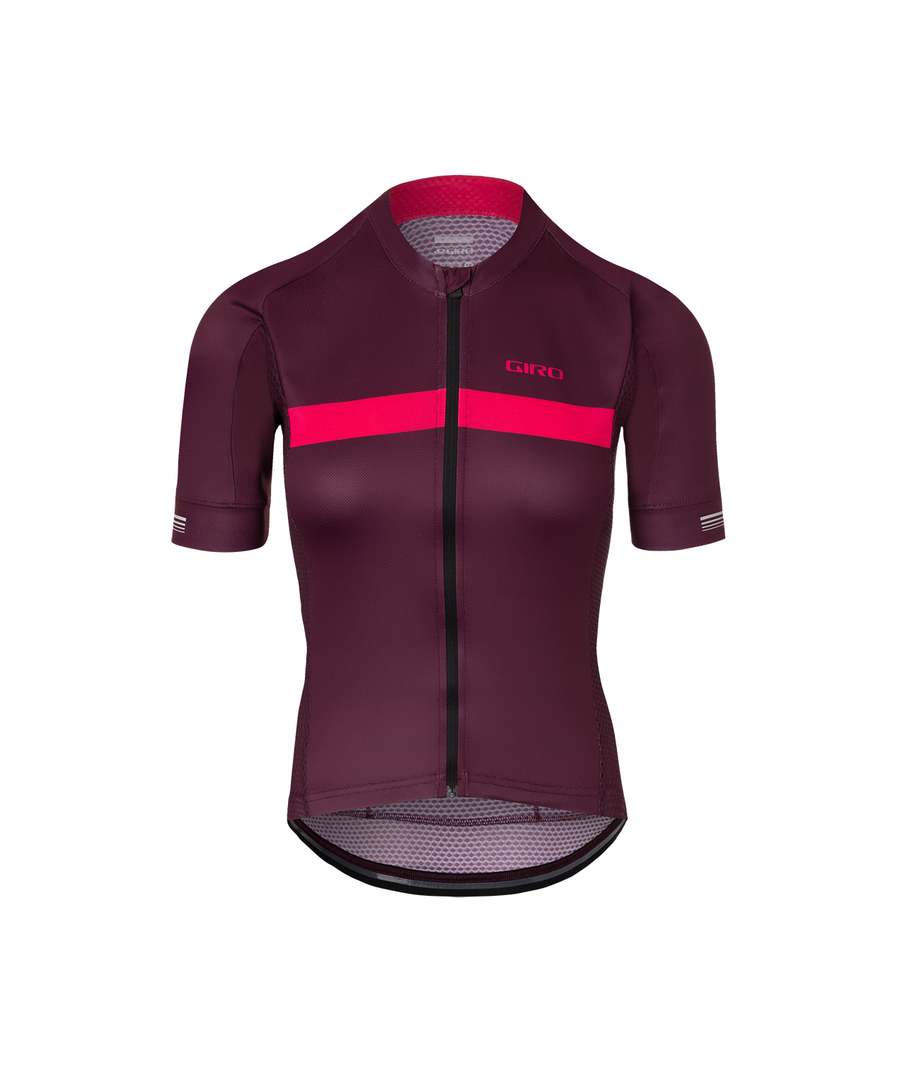 JERSEY CHRONO MUJER GIRO DARK CHERRY/RASPBERRY STRIPE