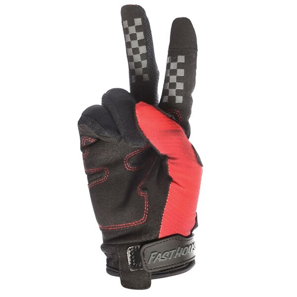 Guantes Fasthouse Off-Road Outlan Rojo Negro
