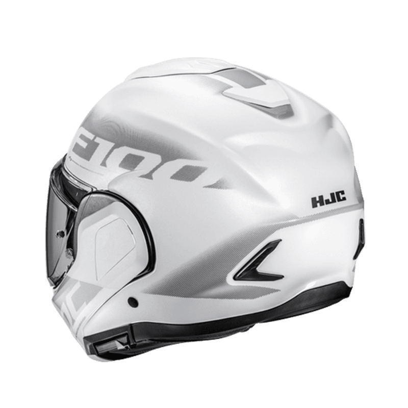 Casco HJC F100 Hetal MC10 Gris/Blanco