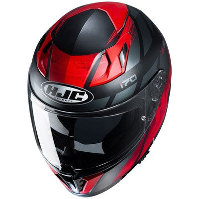 HJC Casco i70 Reden Negro/Rojo - Rideshop