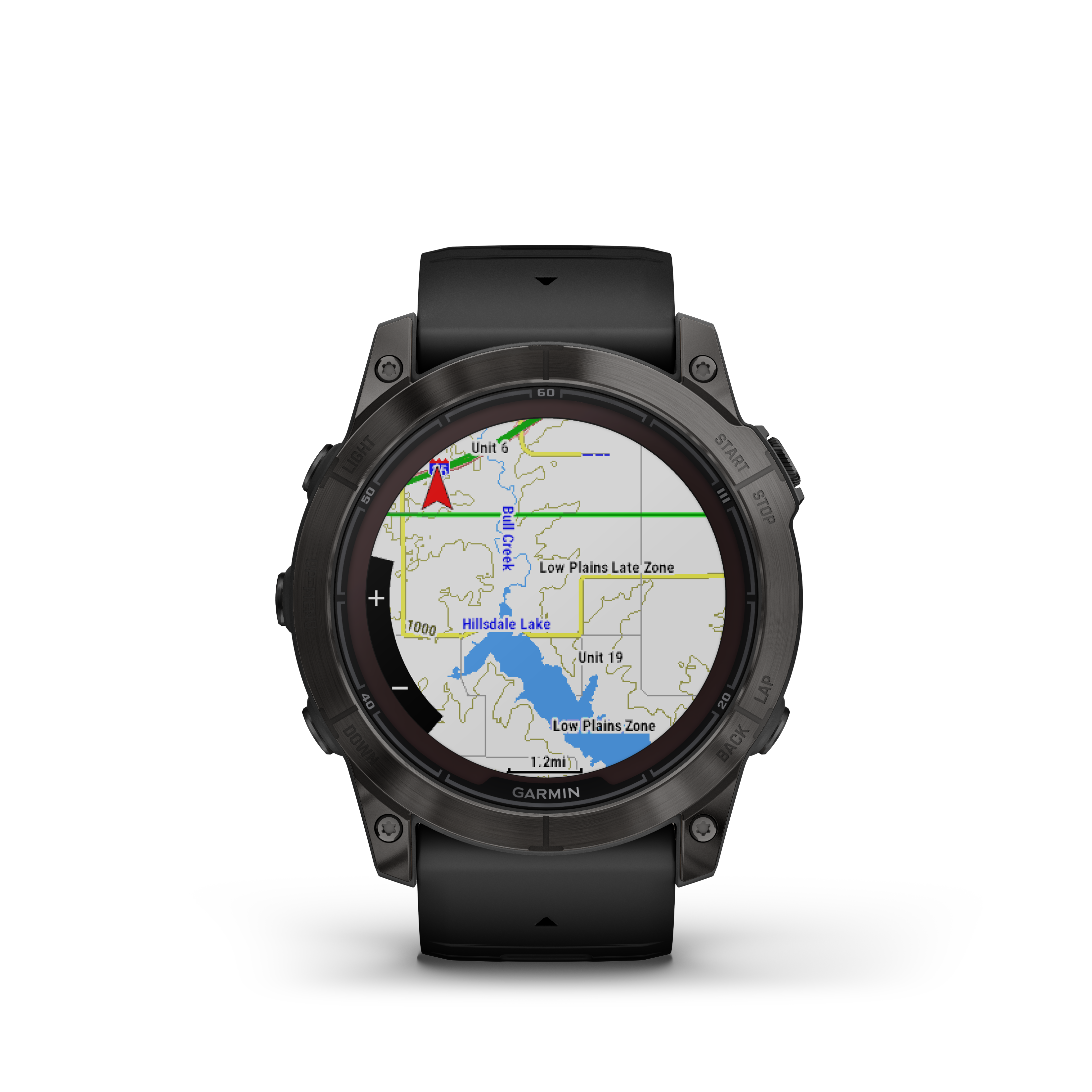 Garmin fēnix® 7X Pro – Sapphire Solar Edition Titanio DLC Gris Carbon Correa Negrafenix® - Rideshop