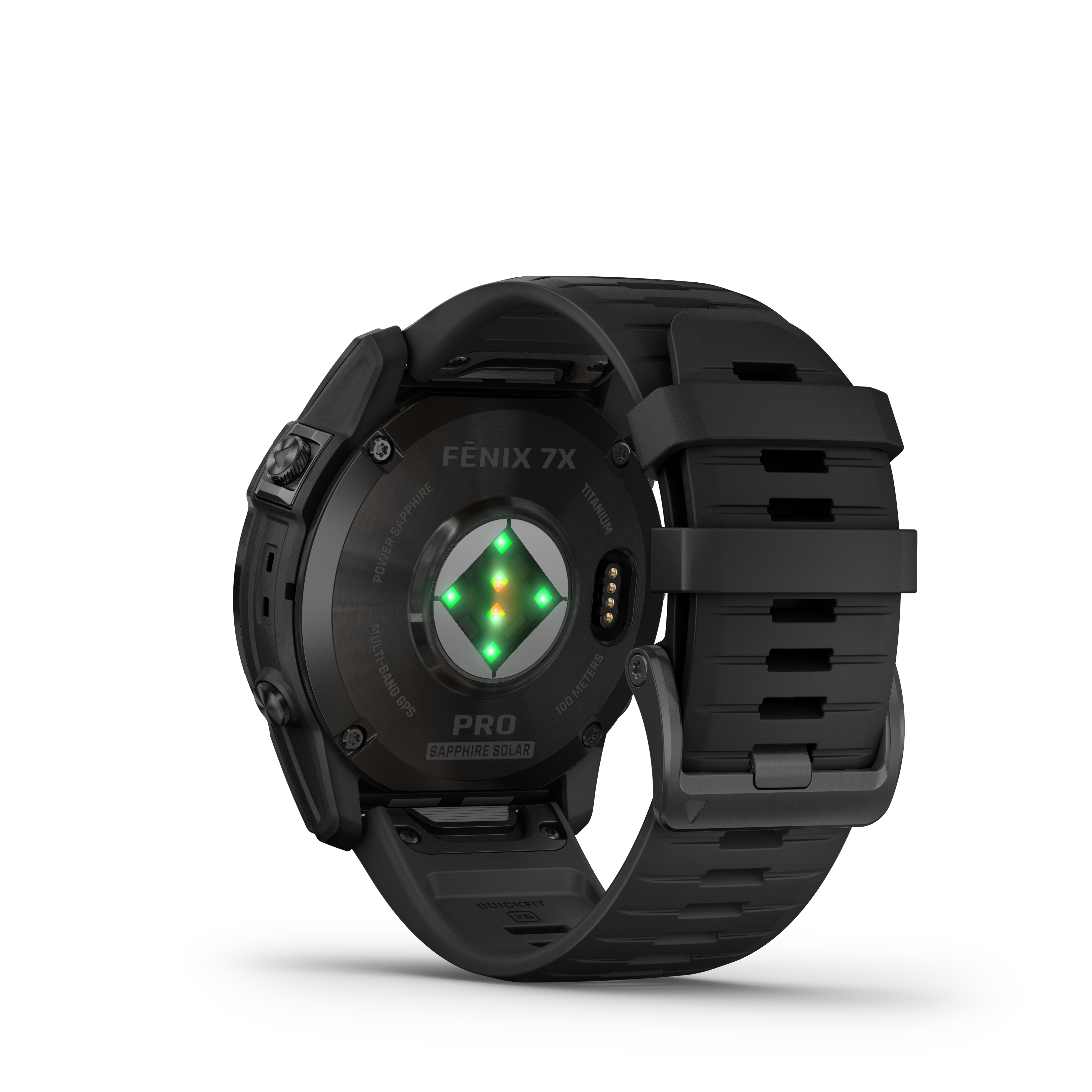 Garmin fēnix® 7X Pro – Sapphire Solar Edition Titanio DLC Gris Carbon Correa Negrafenix® - Rideshop