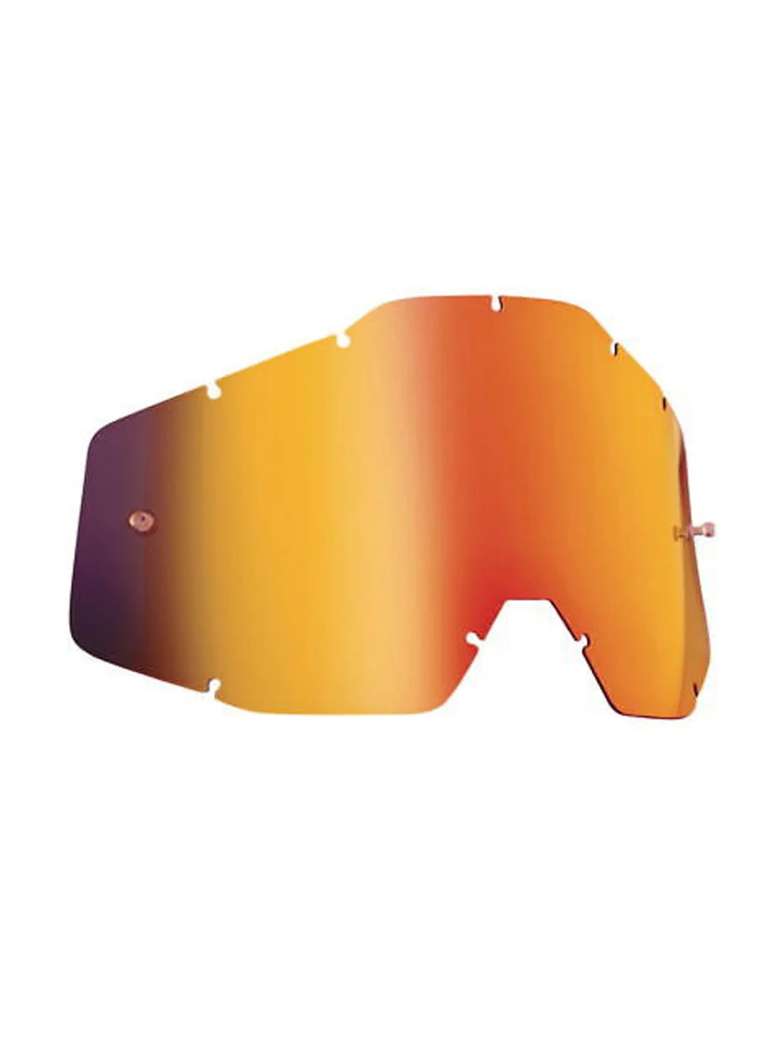 FMF Mica De Repuesto Powerbomb/Powercore Anti-Fog Rojo Espejo