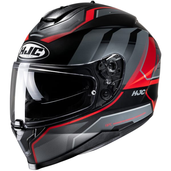 HJC Casco C70 Nian MC1SF Negro/Gris/Rojo