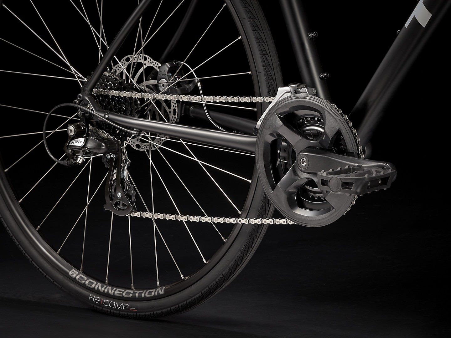 Bicicleta Urbana Trek FX 1 Negra 700c