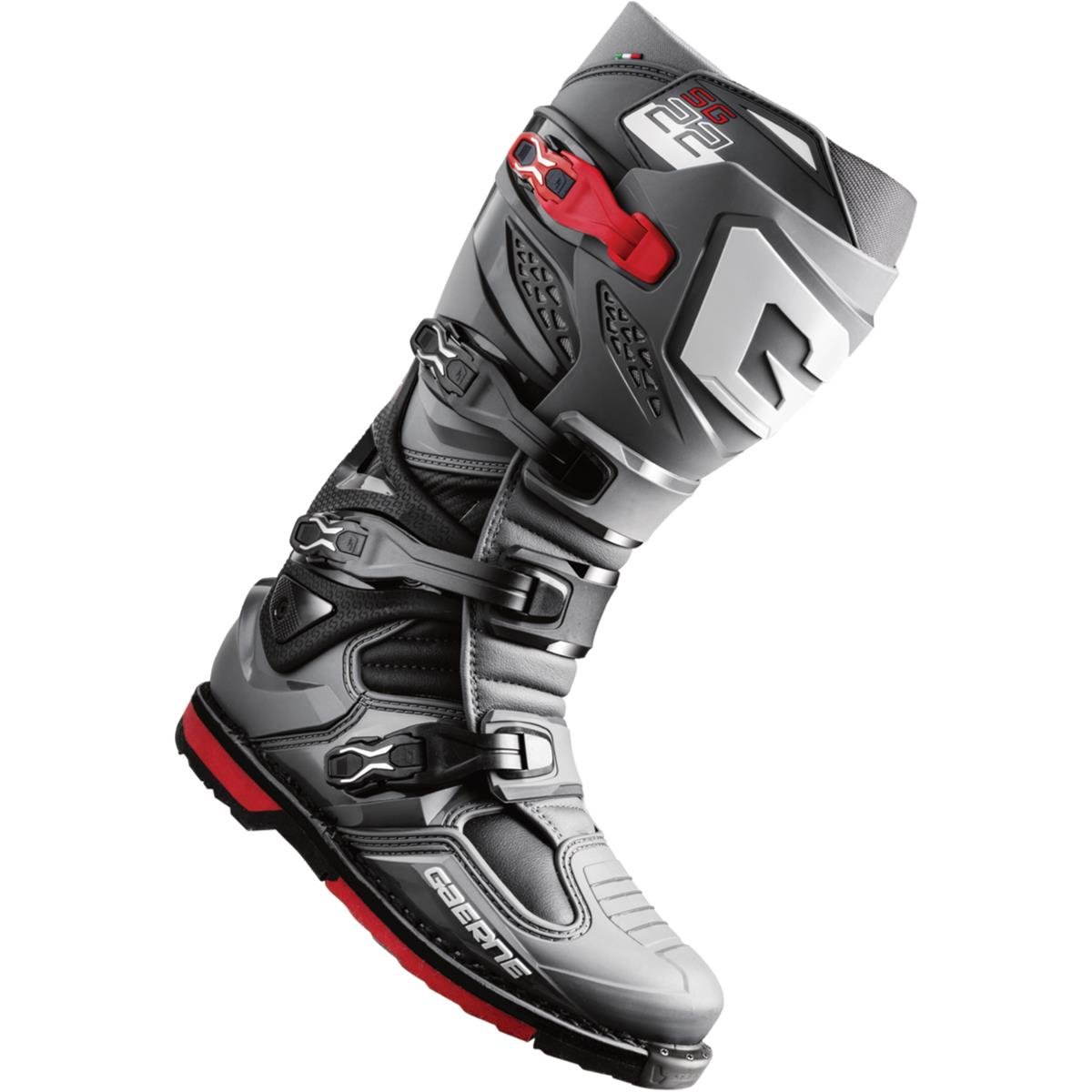 Gaerne Botas Motocross / Enduro SG22 Anthracite Red - Rideshop