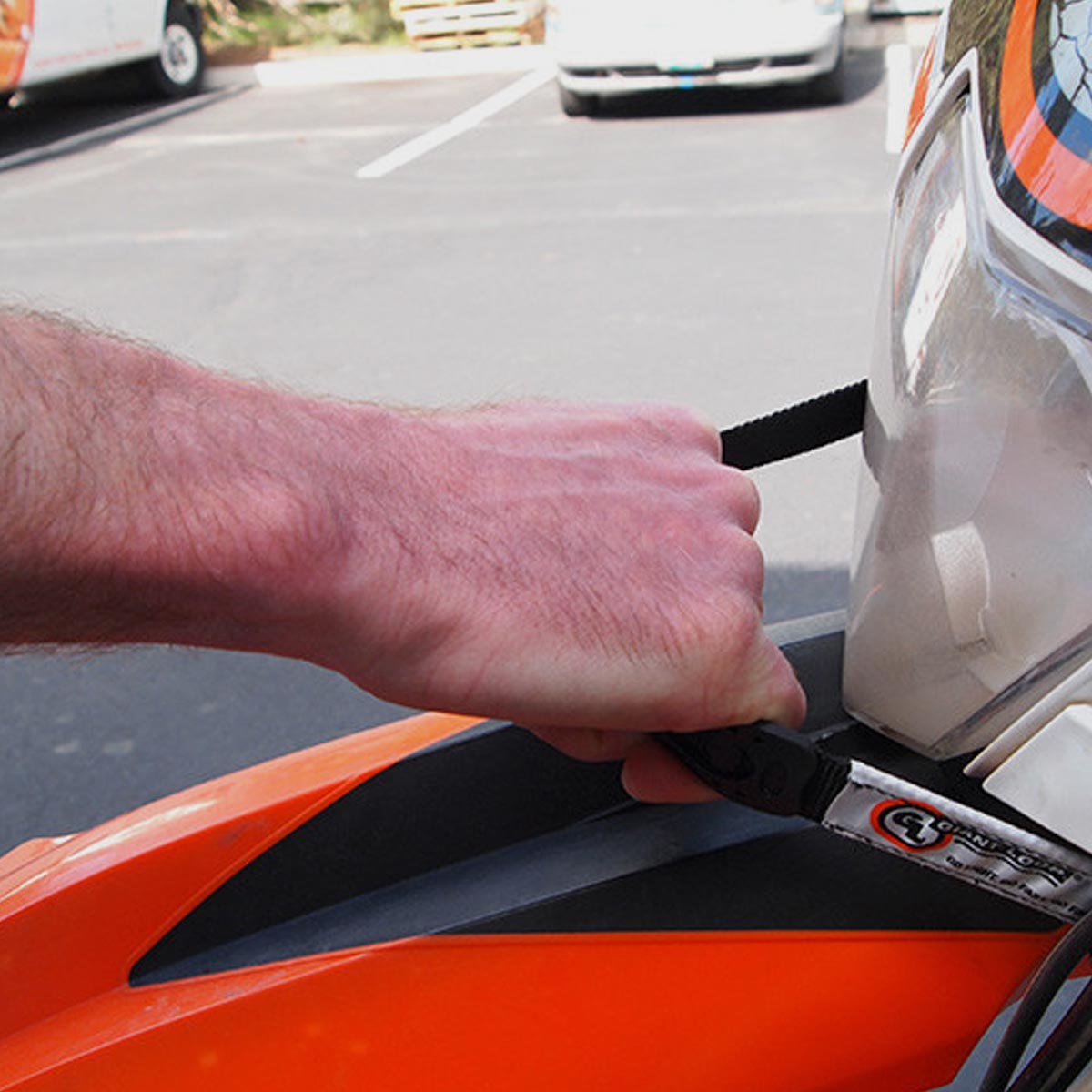 Correas De Levantamiento Para Motos Giant Loop Lift Strap Negras