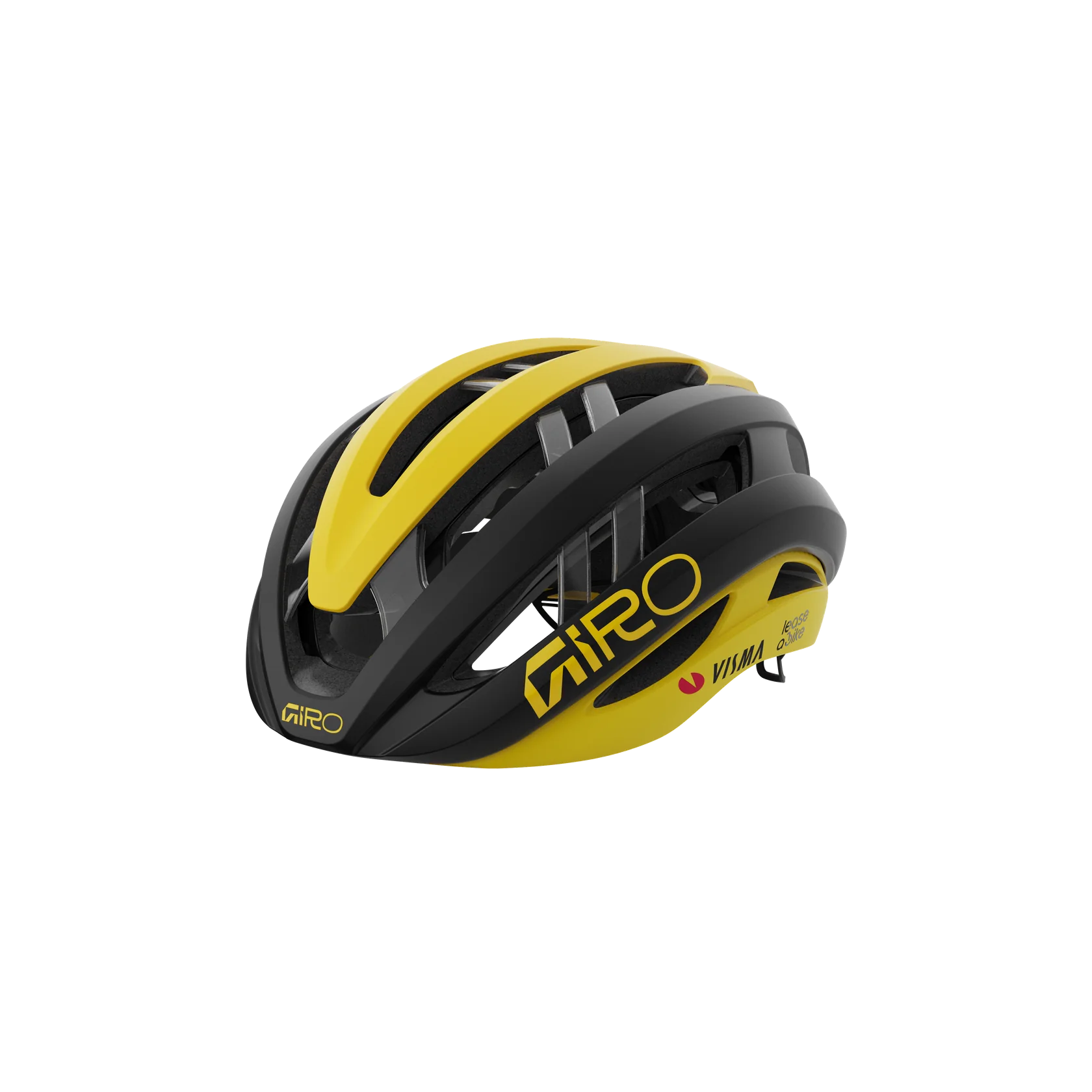 Casco Giro Aries Spherical Team Visma Black/Yellow