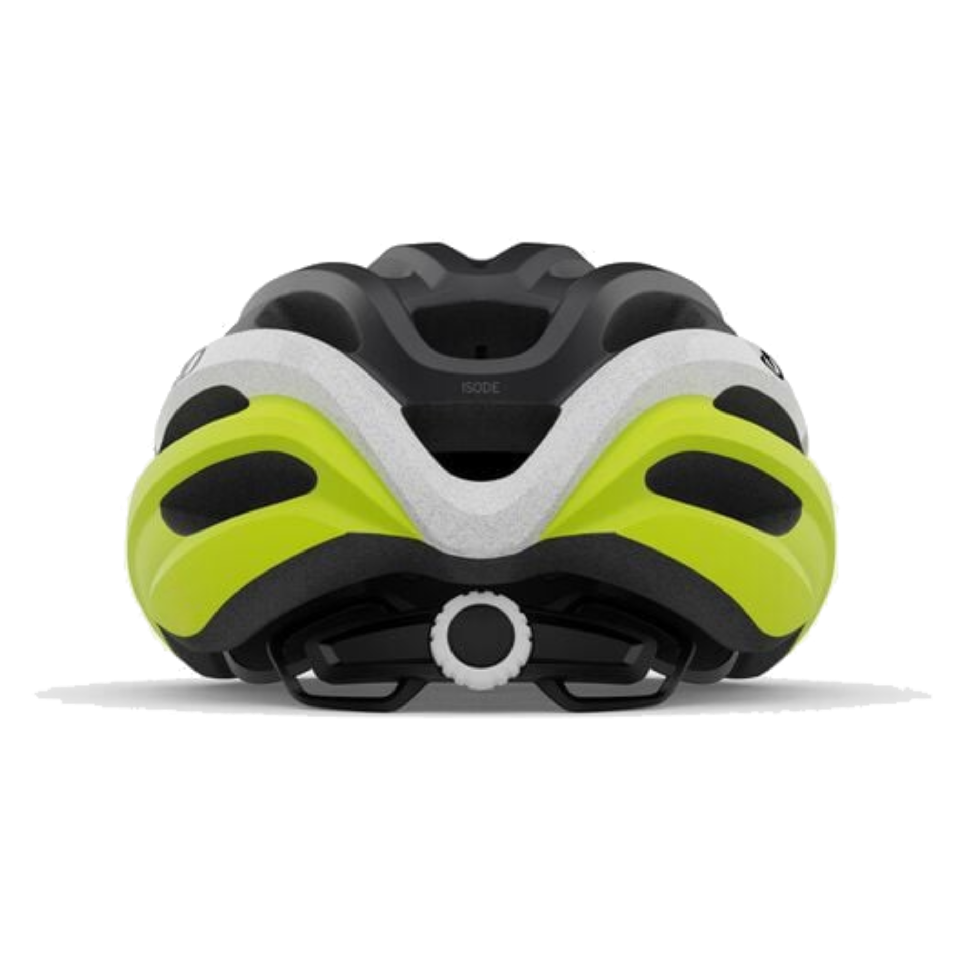 CASCO GIRO ISODE MAT BLK FD/HI YELLOW