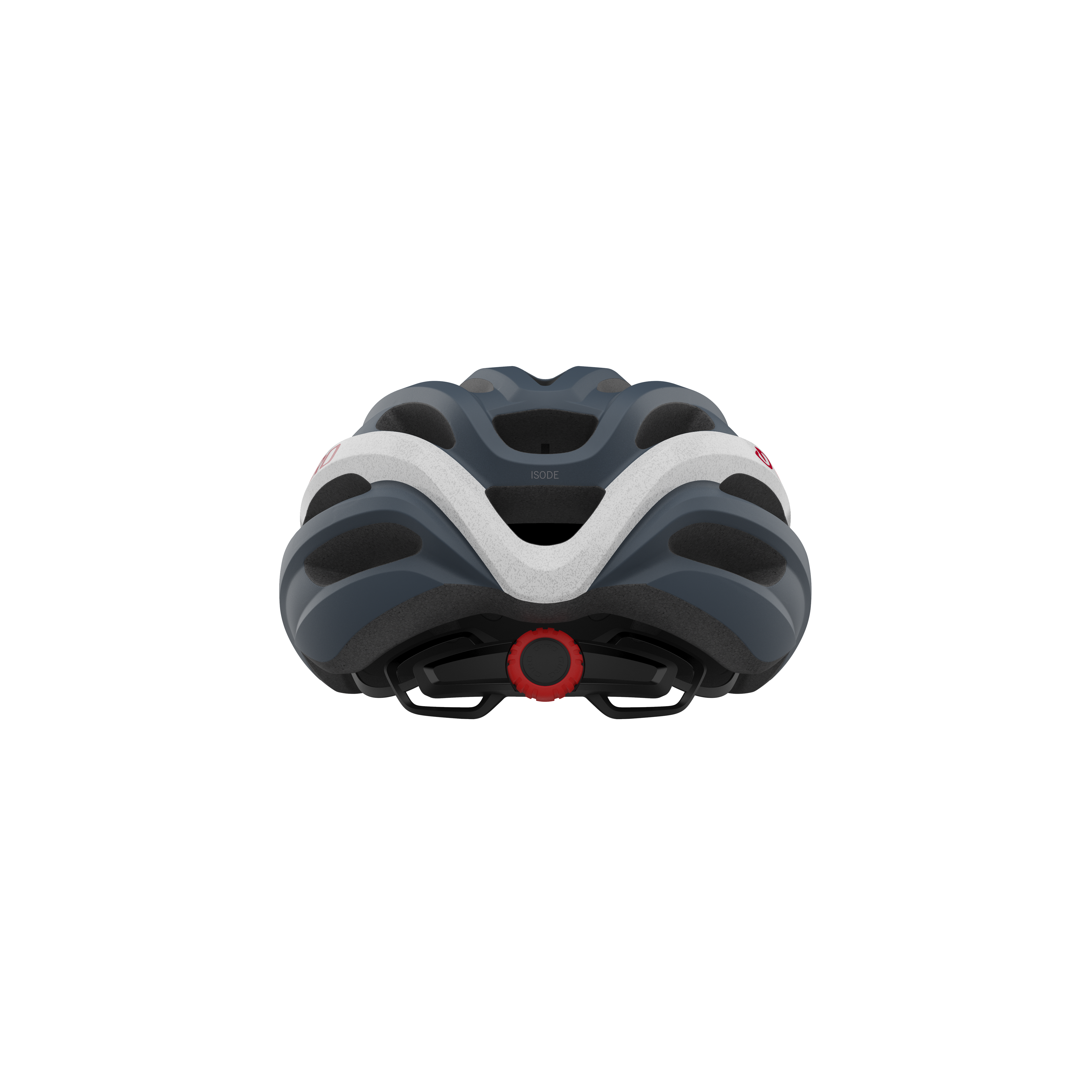 CASCO GIRO ISODE MAT PORTARO GREY/WHITE/RED