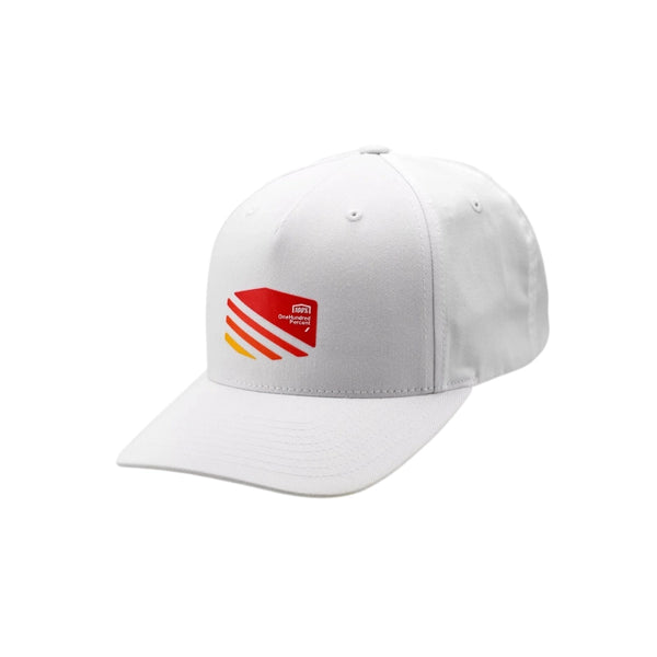 100% Gorro Jockey Blinds Snapback White