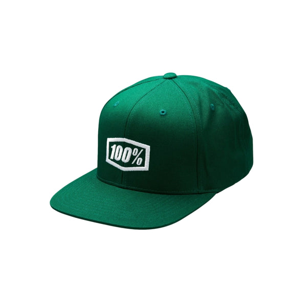 100% Gorro Jockey Icon Snapback Forest Green