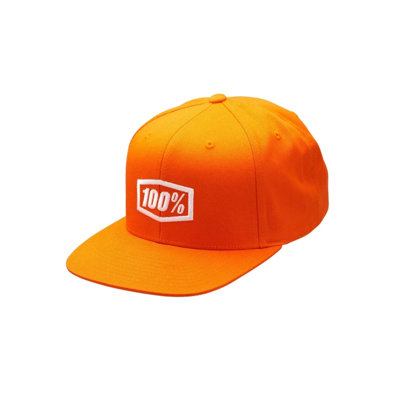 100% Gorro Jockey Icon Snapback Orange - Rideshop