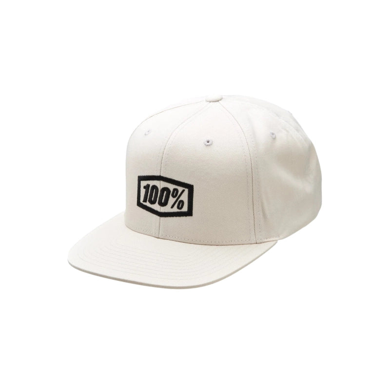 100% Gorro Jockey Icon Snapback Silver Grey - Rideshop