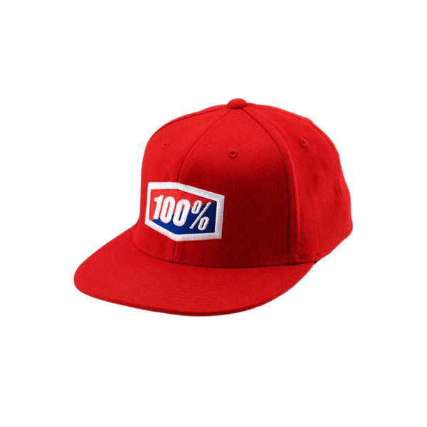 100% Gorro Jockey Official Flexfit Red - Rideshop