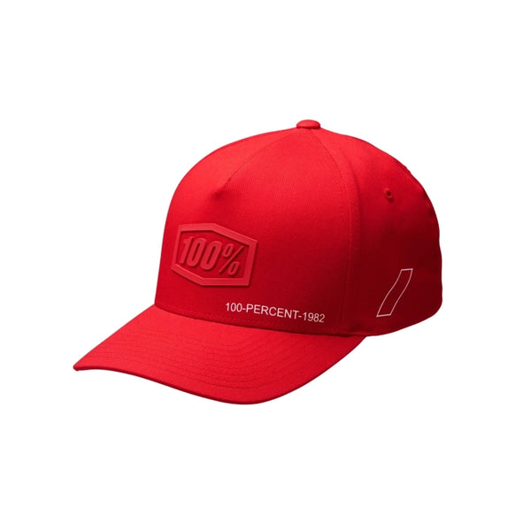 100% Gorro Jockey Shadow Flexfit Red - Rideshop