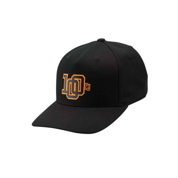 100% Gorro Jockey Varsity Snapback Black - Rideshop