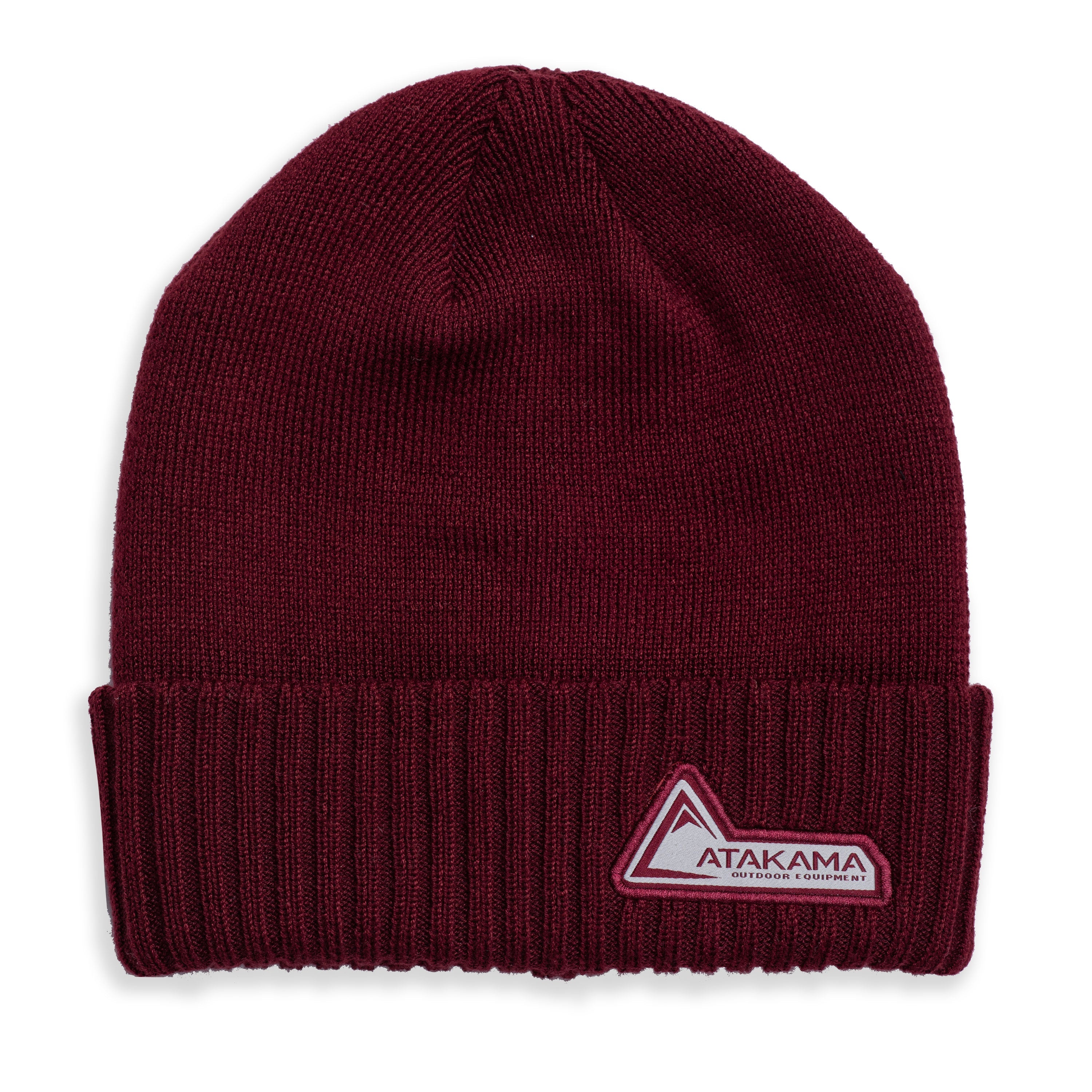 Gorro beanie Atakama burdeo
