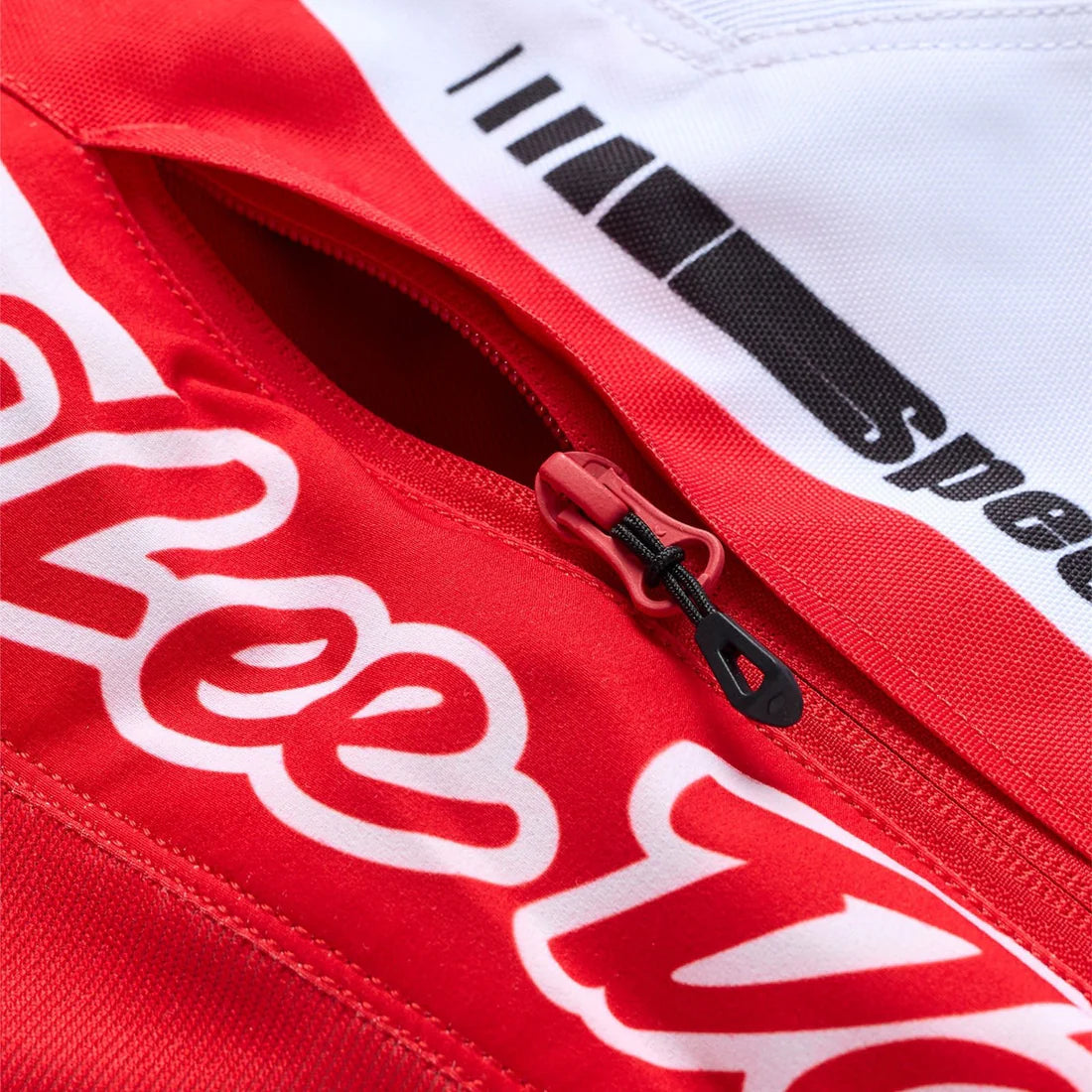 Troy Lee Designs Pantalones de Moto GP PRO Frames Blanco/Rojo