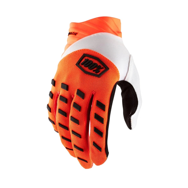 100% Guante Airmatic Fluo Orange - Rideshop