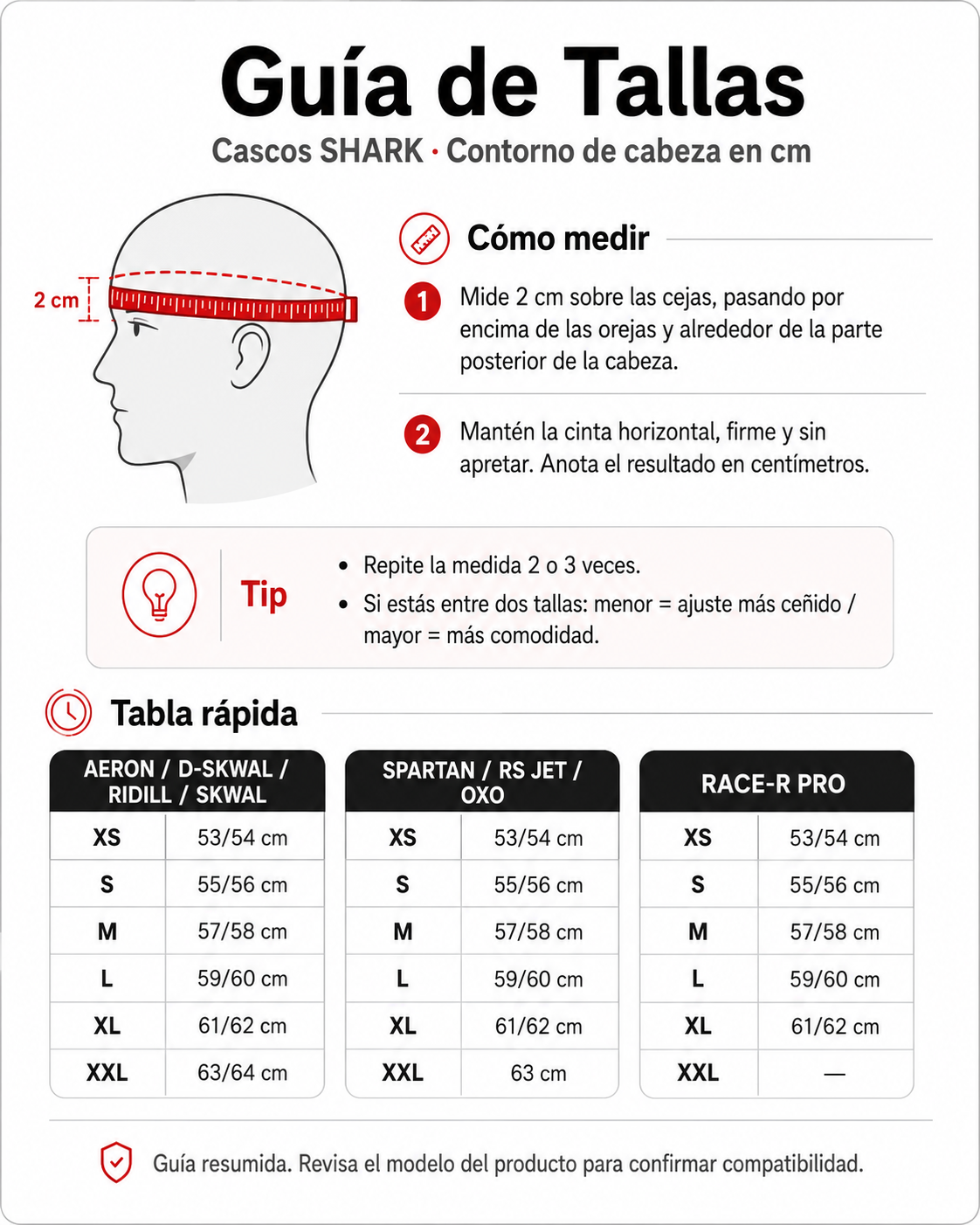 Guía de Talla