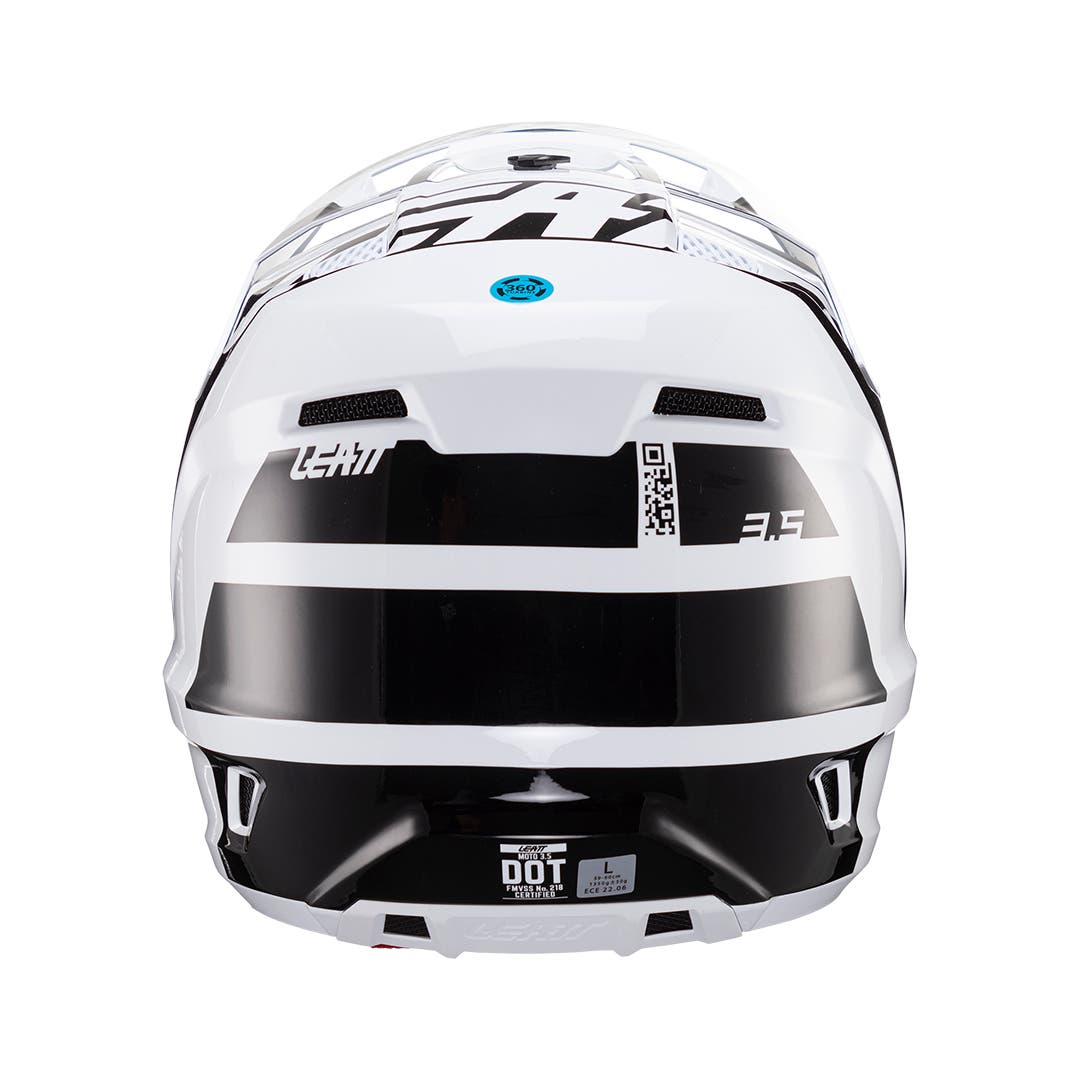 Leatt Casco Moto 3.5 Niño V24 Black/White - Rideshop