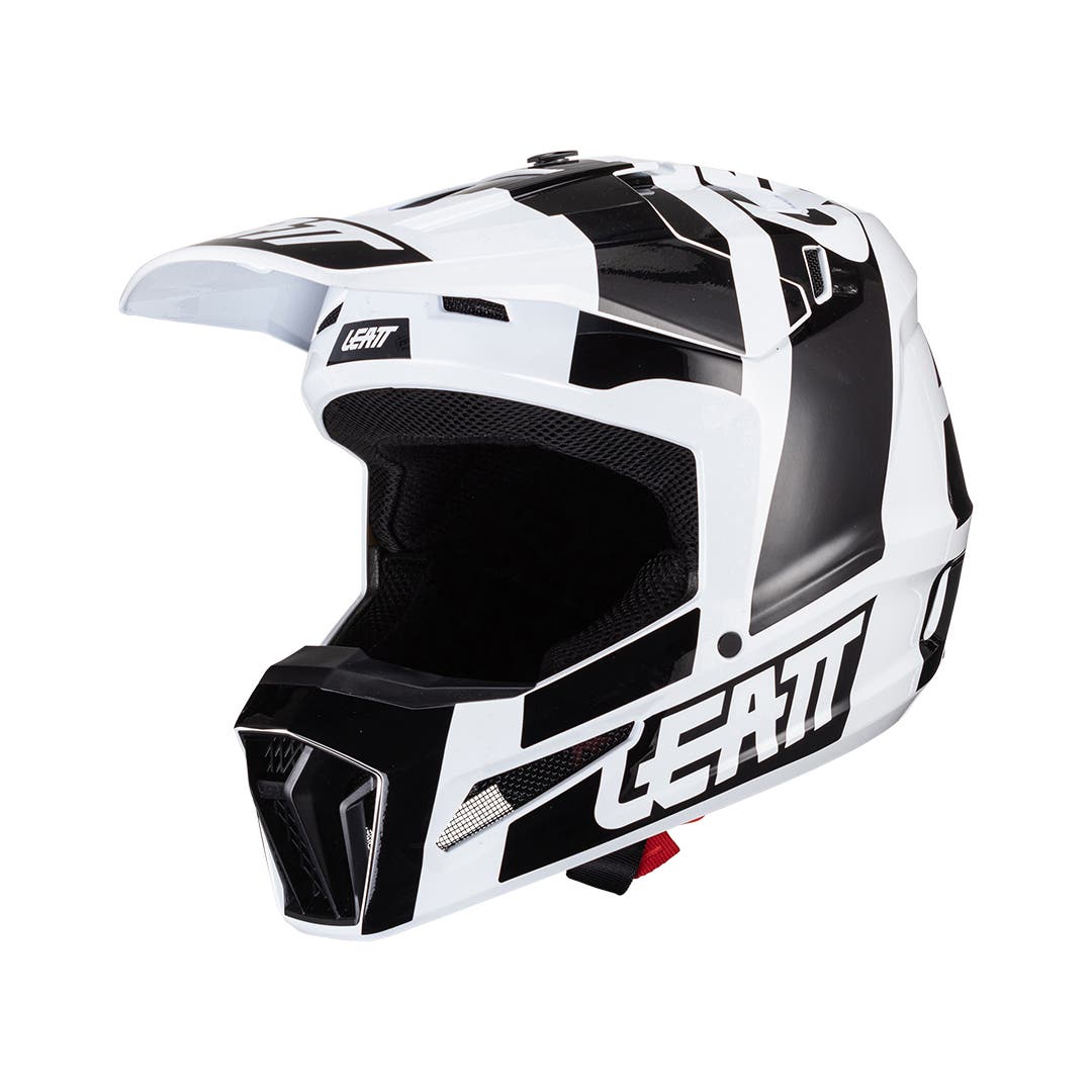 Leatt Casco Moto 3.5 Niño V24 Black/White - Rideshop