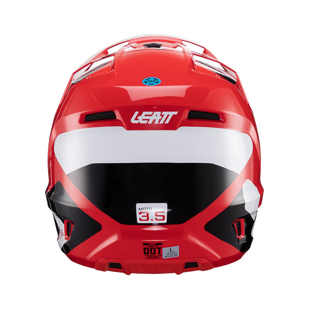 Leatt Casco Moto 3.5 Niño V24 Red - Rideshop