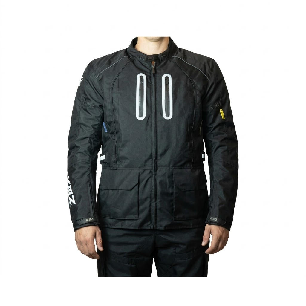 Chaqueta Moto Calle Savage Nomad Negro Kmz