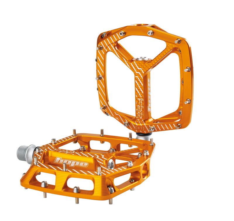 Hope Pedales F22 (Naranjo) - Rideshop
