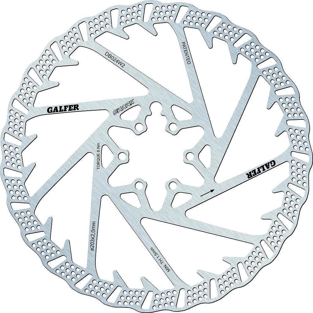 Galfer Rotor Disc Shark 203mm - Rideshop