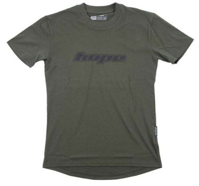 Hope Polera verde mens logo - Rideshop