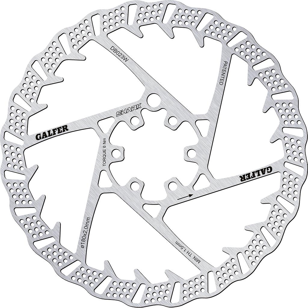 Galfer Rotor Disc Shark 180mm - Rideshop